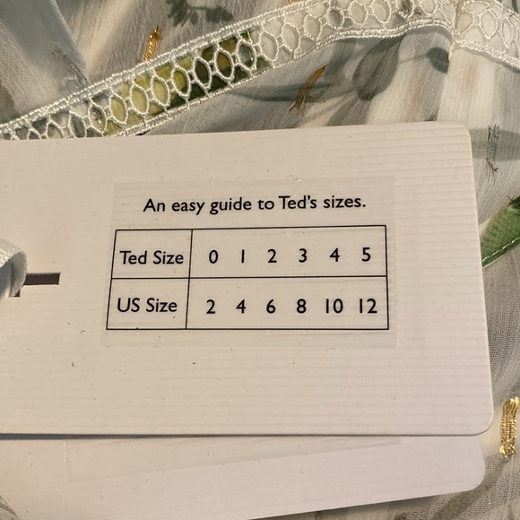 #508 Ted Baker Andray Fortune Print Dress size 2(fits size 6)NWT - Picture 12 of 12